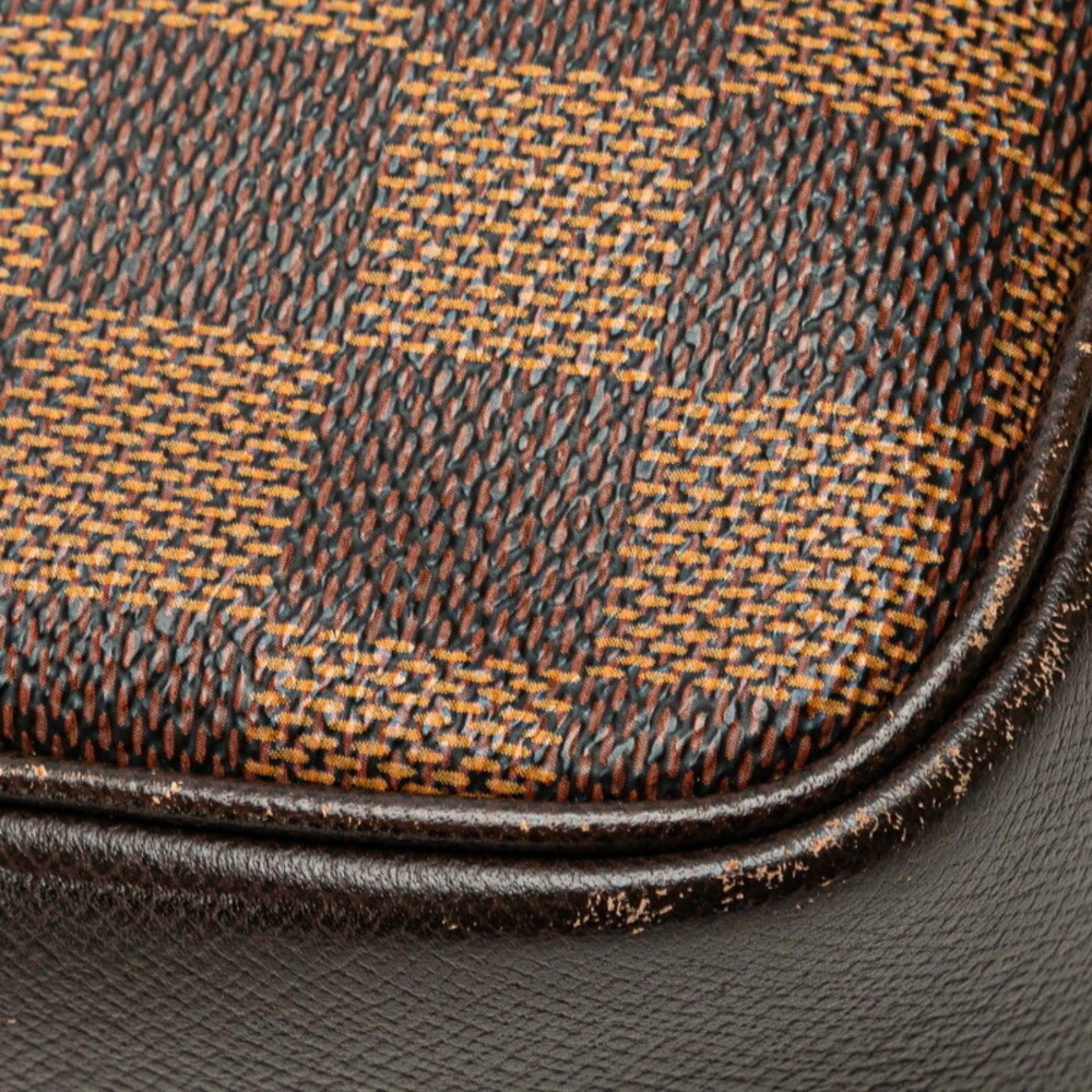 Louis Vuitton Truss Makeup Handbag Accessory Brown Leather - Picture 7 of 8